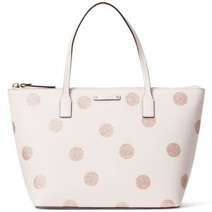 Kate Spade Haven Lane Hani Glitter Polka Dot Tote